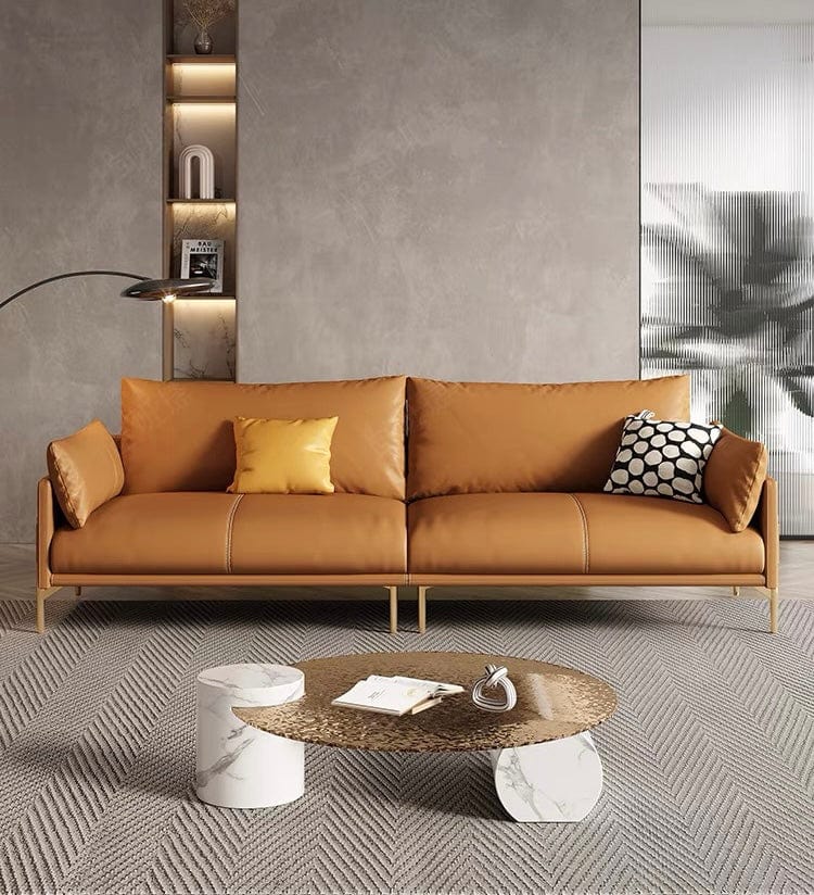 Home Atelier Newton Genuine Leather Sofa