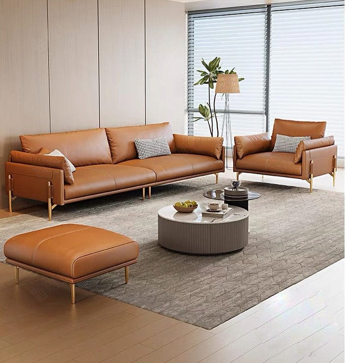 Home Atelier Newton Genuine Leather Sofa