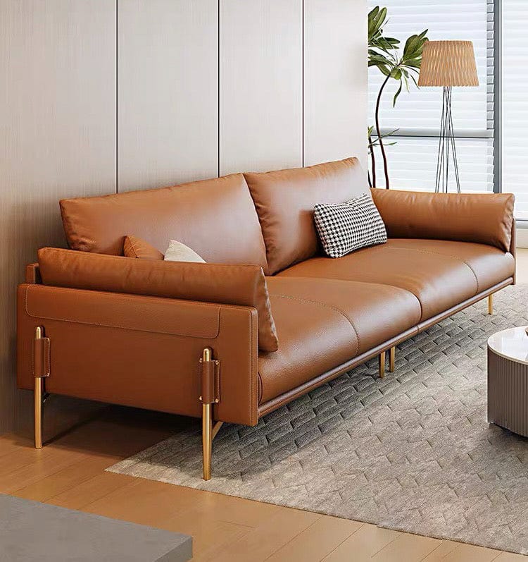 Home Atelier Newton Genuine Leather Sofa