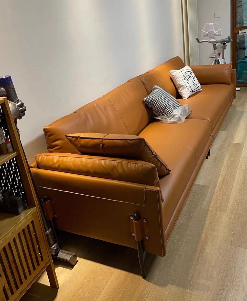 Home Atelier Newton Genuine Leather Sofa