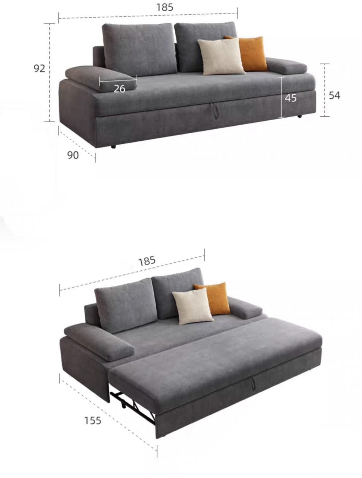 Home Atelier Nick Scratch Resistant Sofa Bed