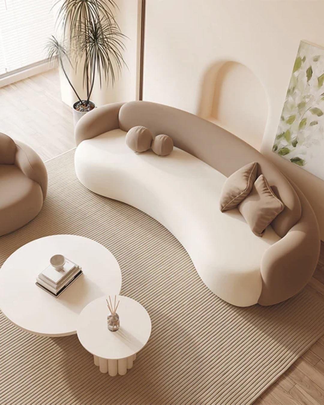 Home Atelier Nicola Scratch Resistant Curve Sofa