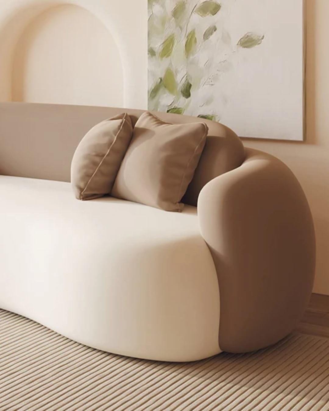 Home Atelier Nicola Scratch Resistant Curve Sofa