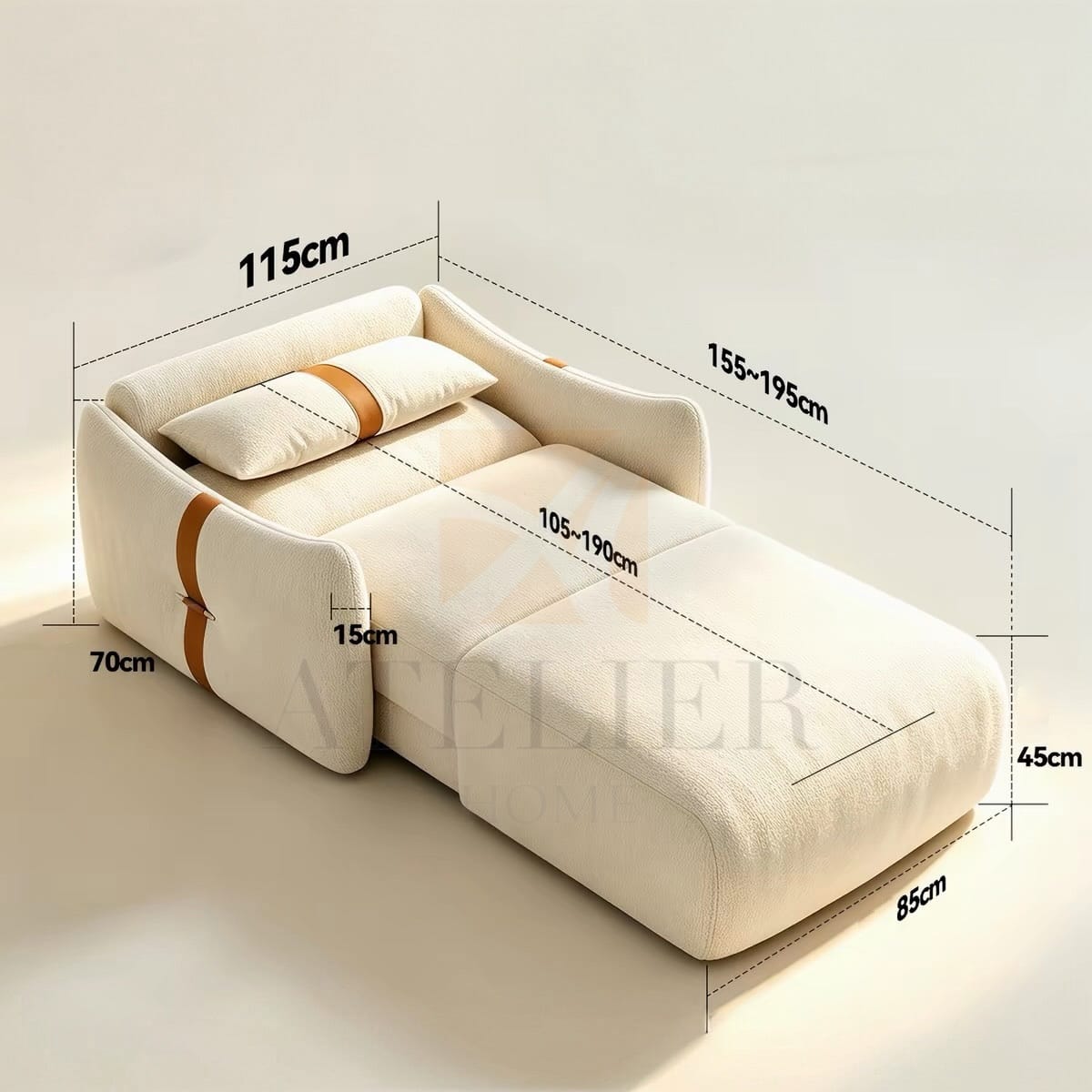 Home Atelier Nicole Electric Sofa Bed