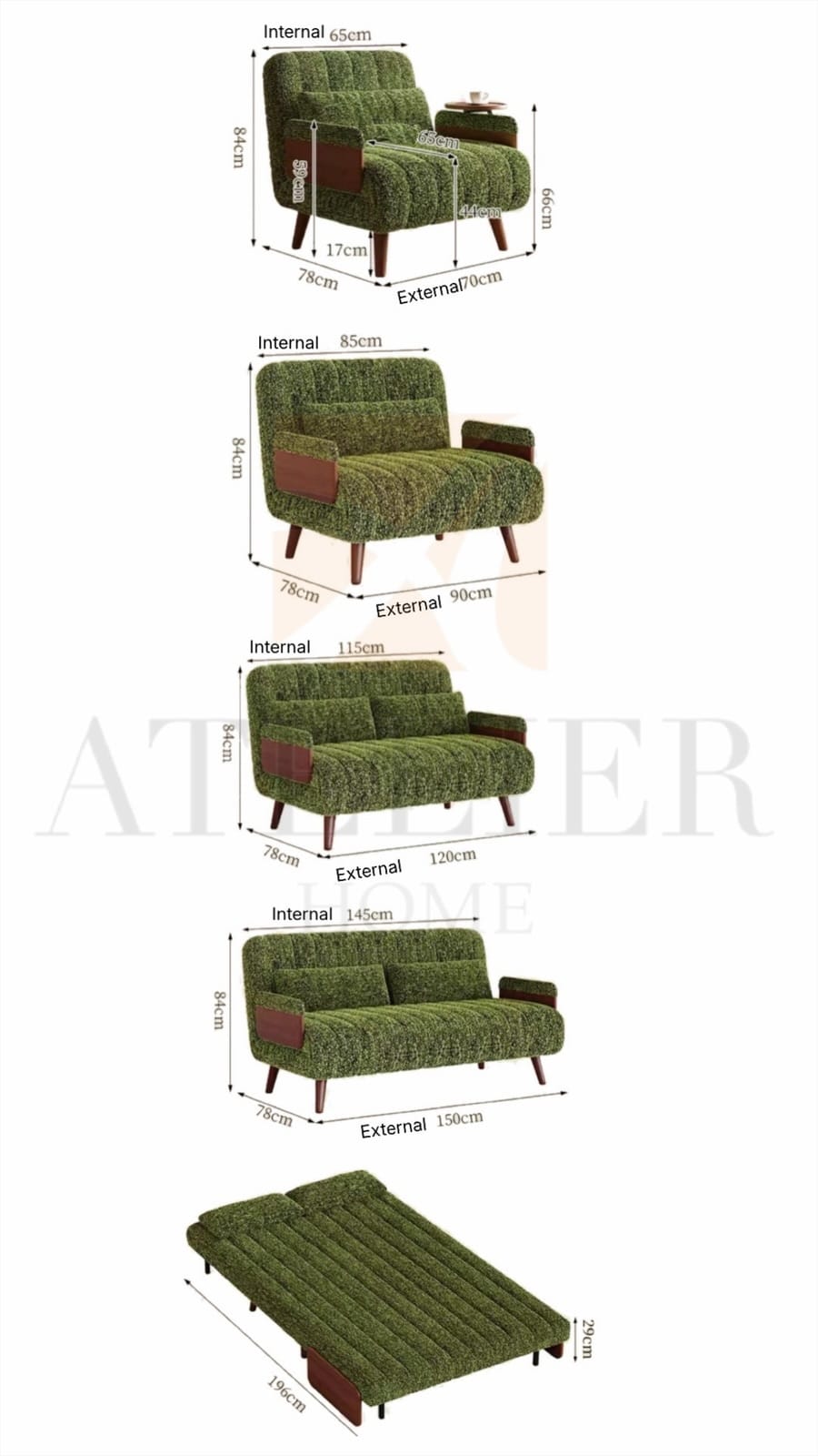 Home Atelier Nigella Sofa Bed (Copy 5)