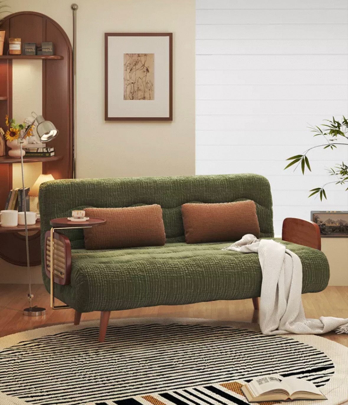 Home Atelier Noelle Foldable Sofa Bed with Coffee Table