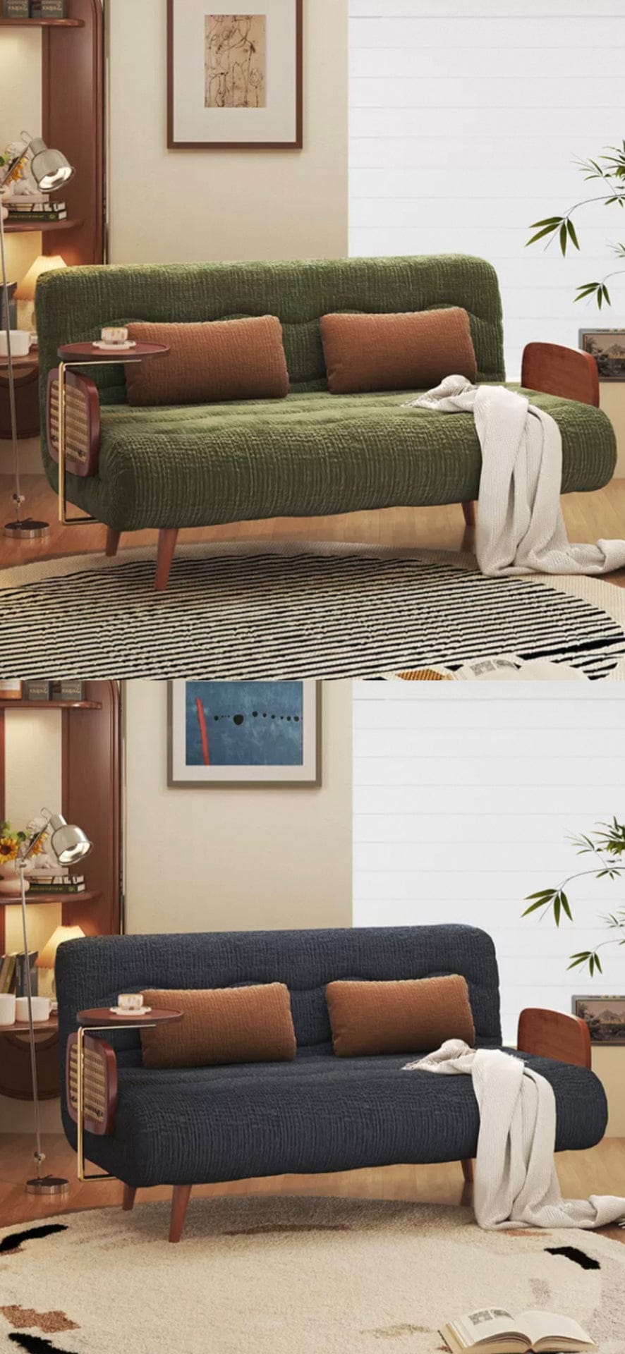 Home Atelier Noelle Foldable Sofa Bed with Coffee Table