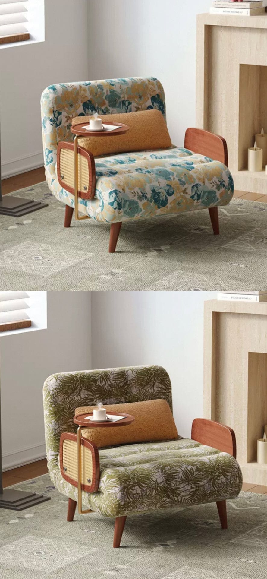 Home Atelier Noelle Foldable Sofa Bed with Coffee Table