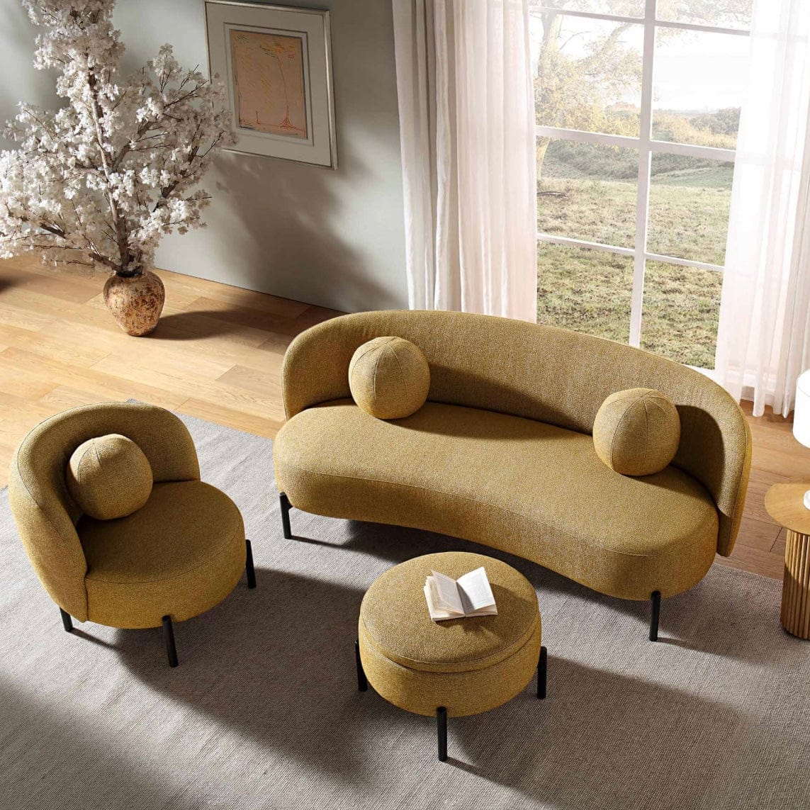 Home Atelier Noman Curve Sofa