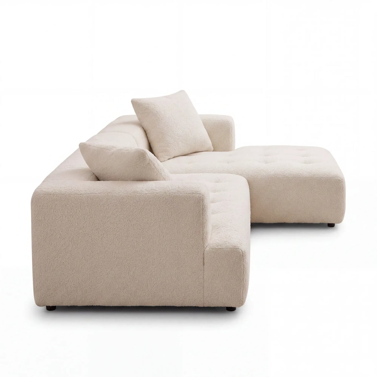 Home Atelier Okira Scratch Resistant Sectional Sofa with Channel Tuftings (Copy)