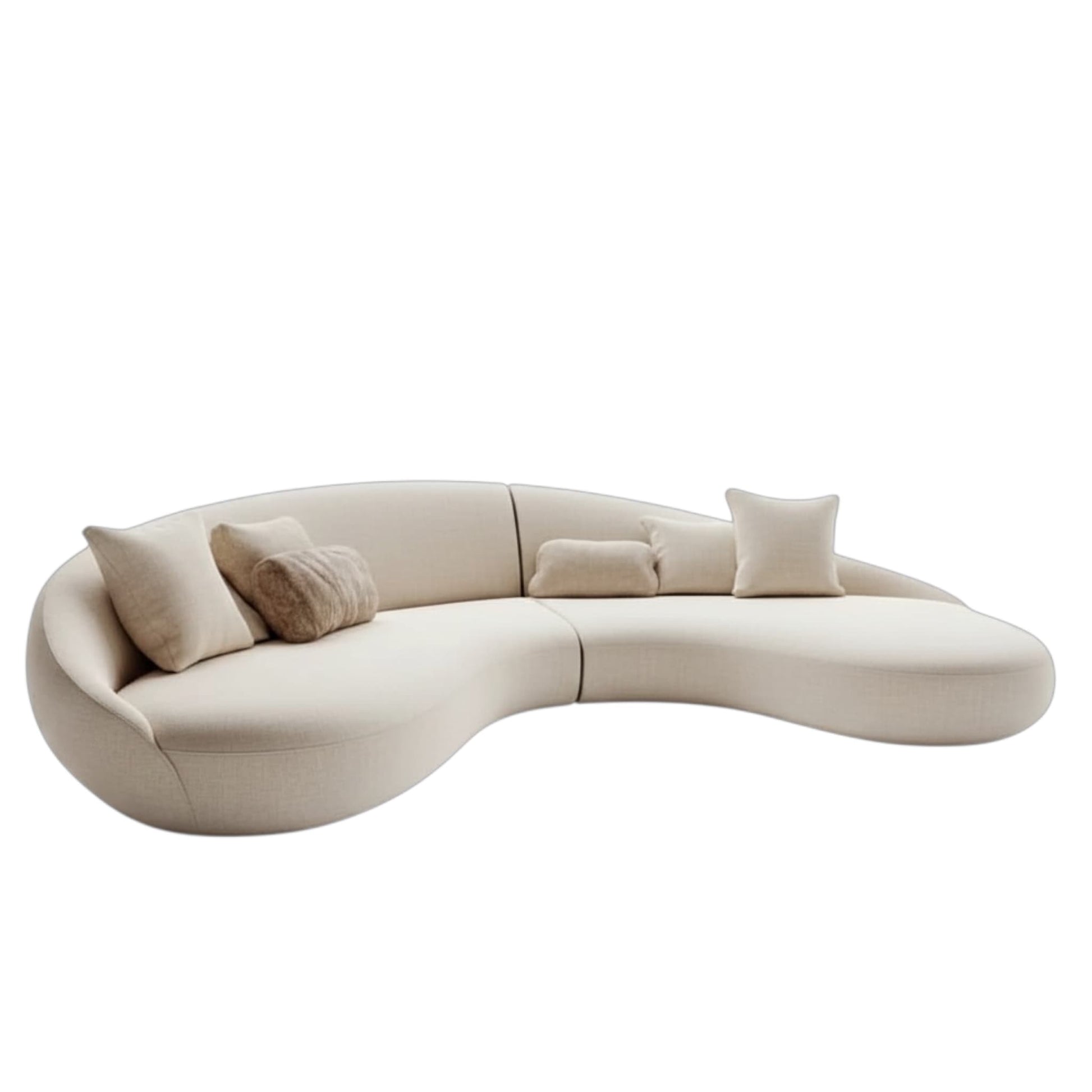 Home Atelier Oreika Sectional Curve Sofa