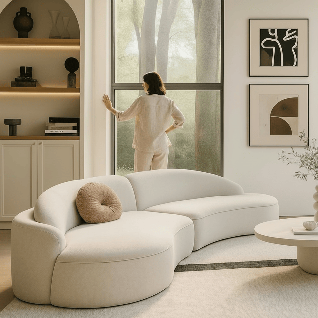 Home Atelier Orielis Performance Boucle Curve Sofa (Copy 2)