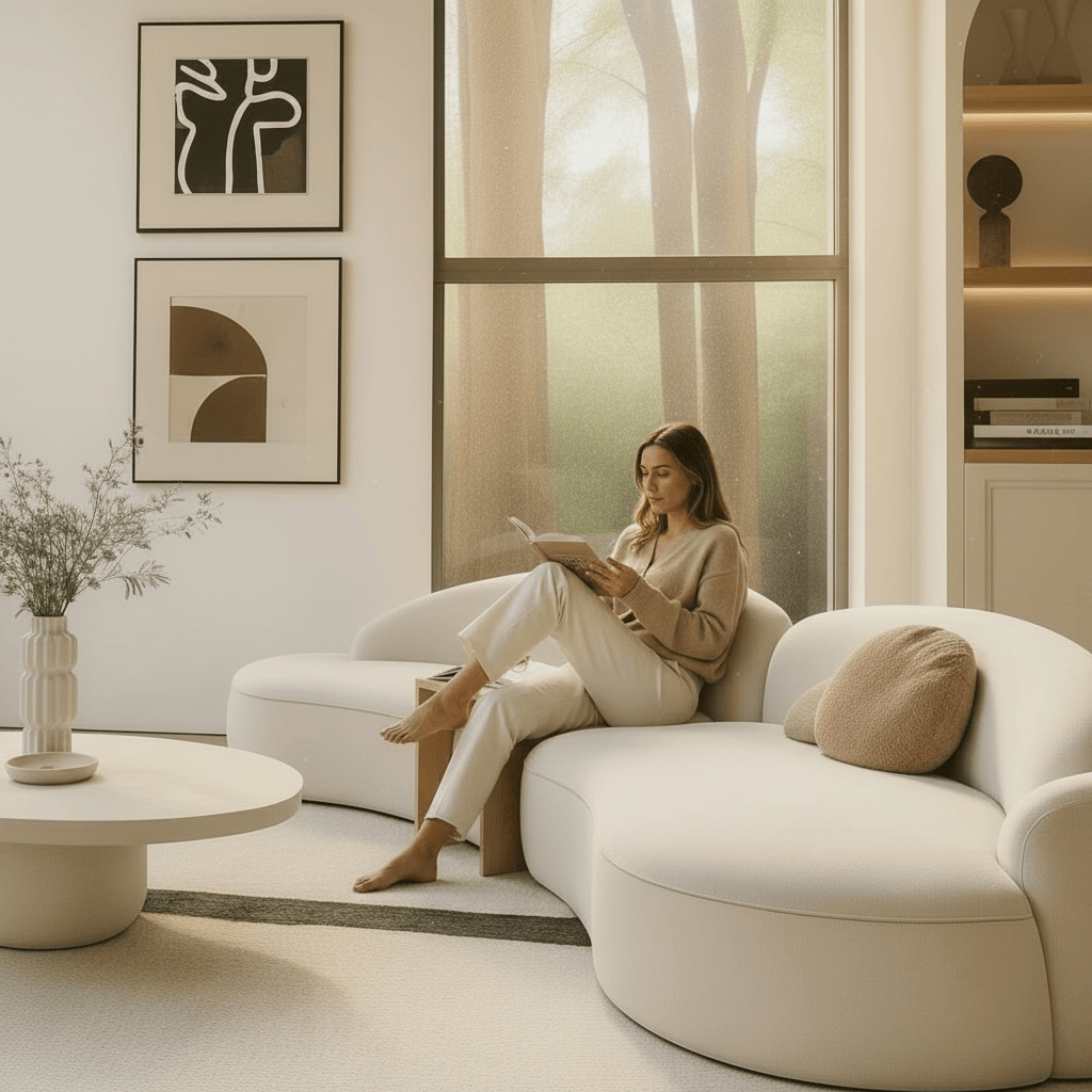 Home Atelier Orielis Performance Boucle Curve Sofa (Copy 2)