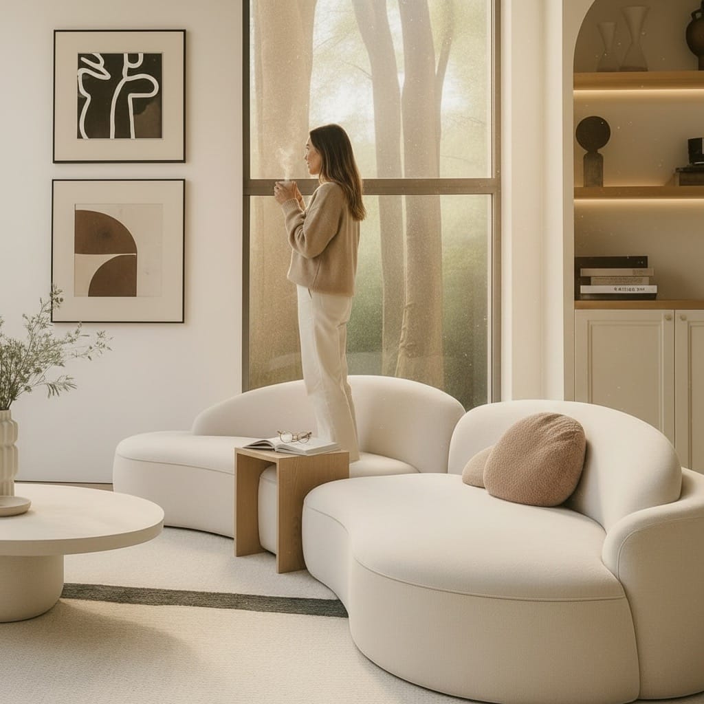 Home Atelier Orielis Performance Boucle Curve Sofa (Copy 2)