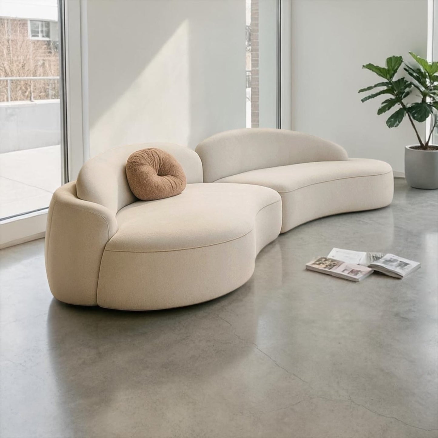 Home Atelier Orielis Performance Boucle Curve Sofa (Copy 2)