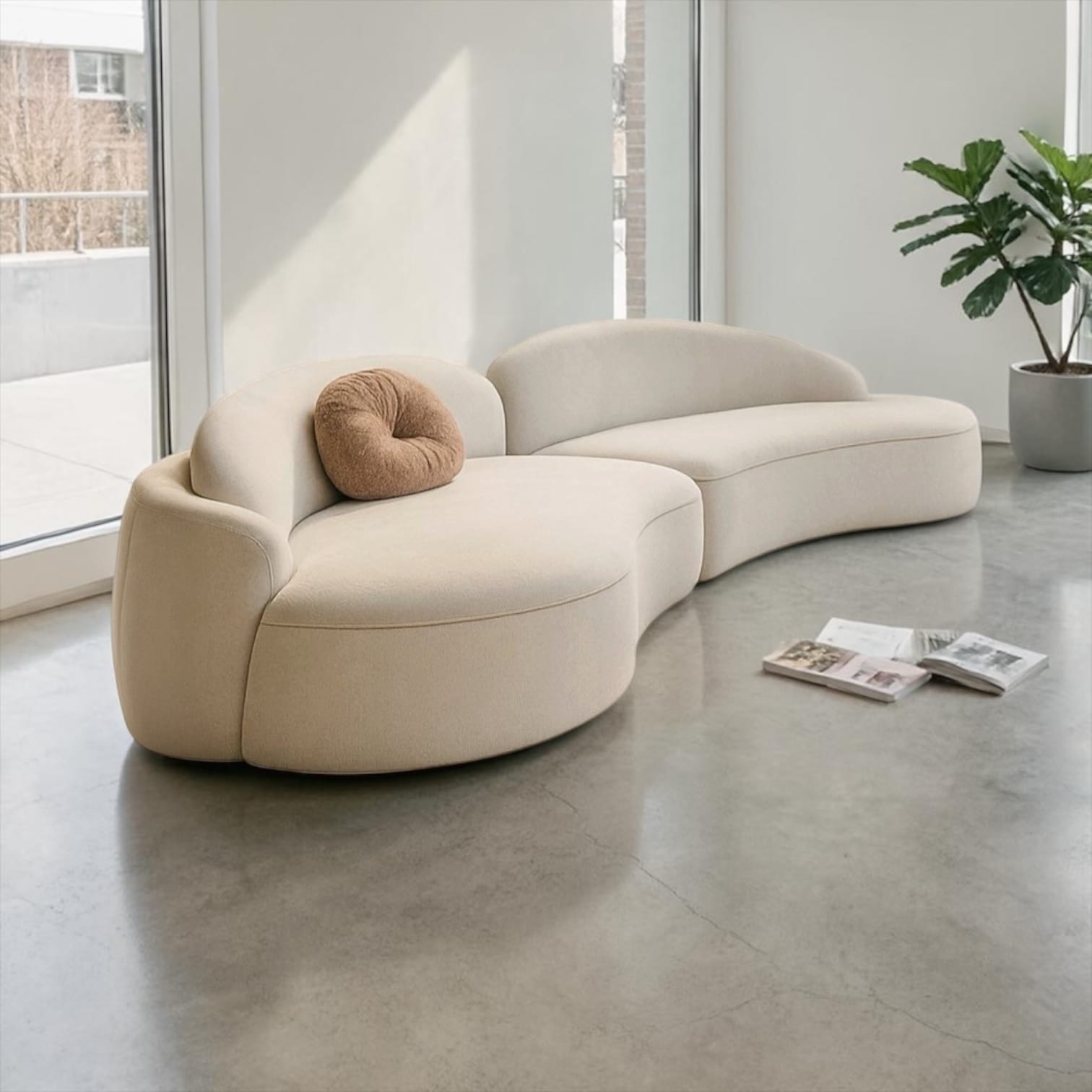 Home Atelier Orielis Performance Boucle Curve Sofa (Copy 2)
