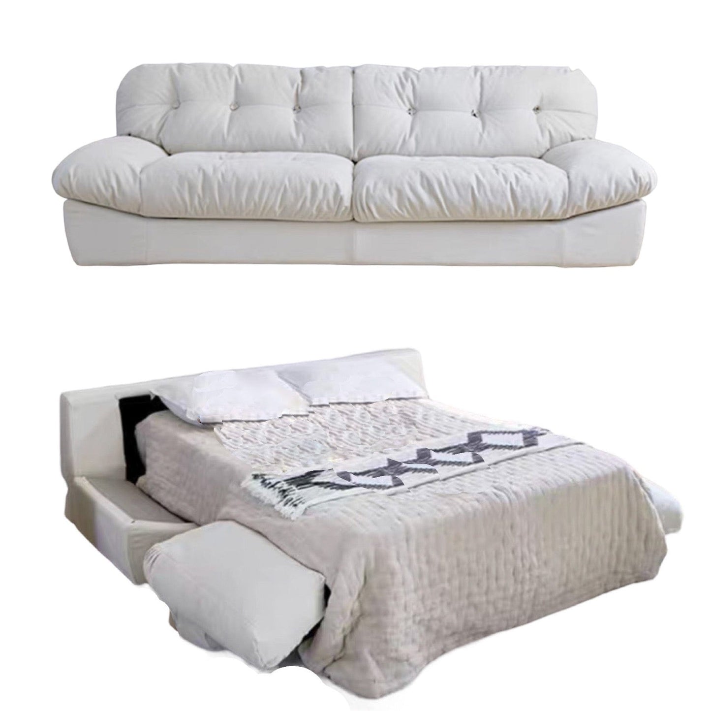 Home Atelier Orion Foldable Sofa Bed with Mattress