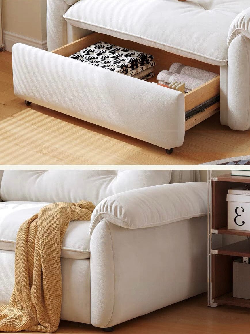Home Atelier Oris Scratch Resistant Electric Extendable Sofa Bed with Storage