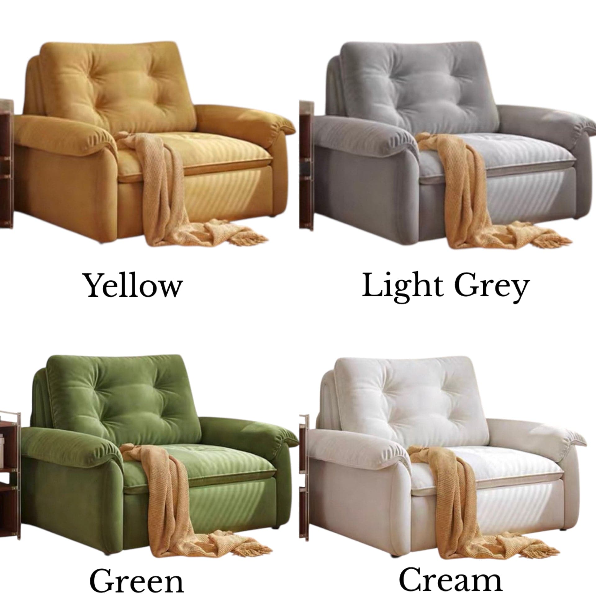 Home Atelier Oris Scratch Resistant Electric Extendable Sofa Bed with Storage