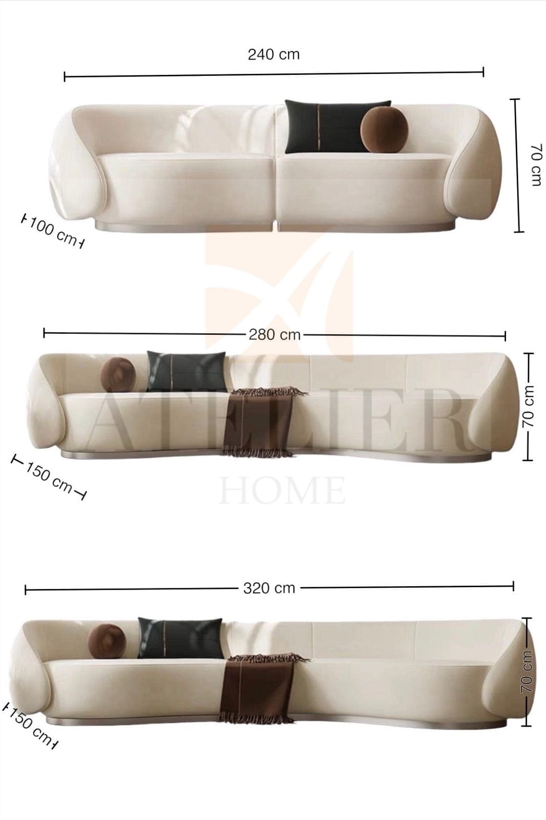 Home Atelier Osra Curve Sofa