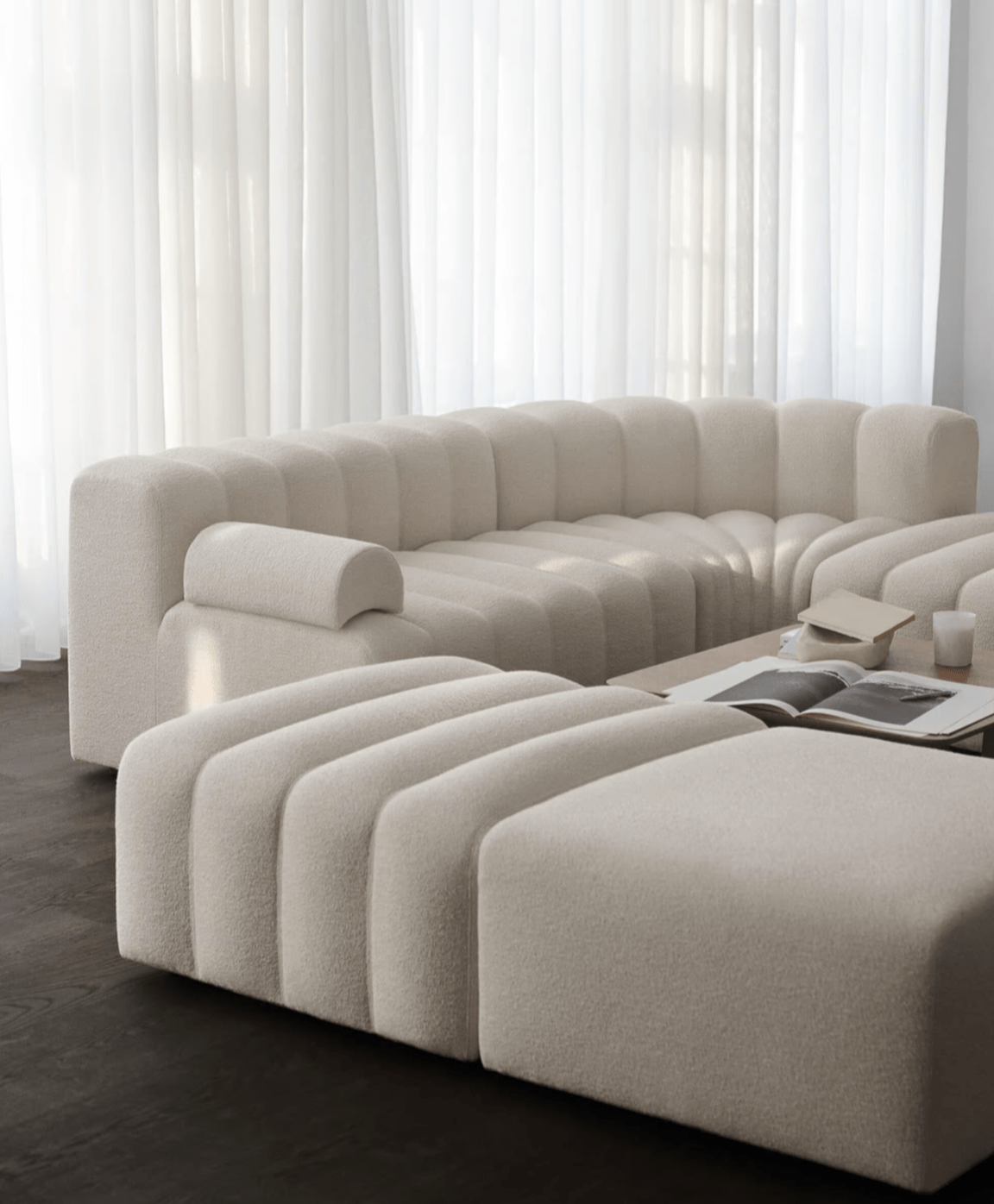 Home Atelier Osria Sectional Curve Sofa