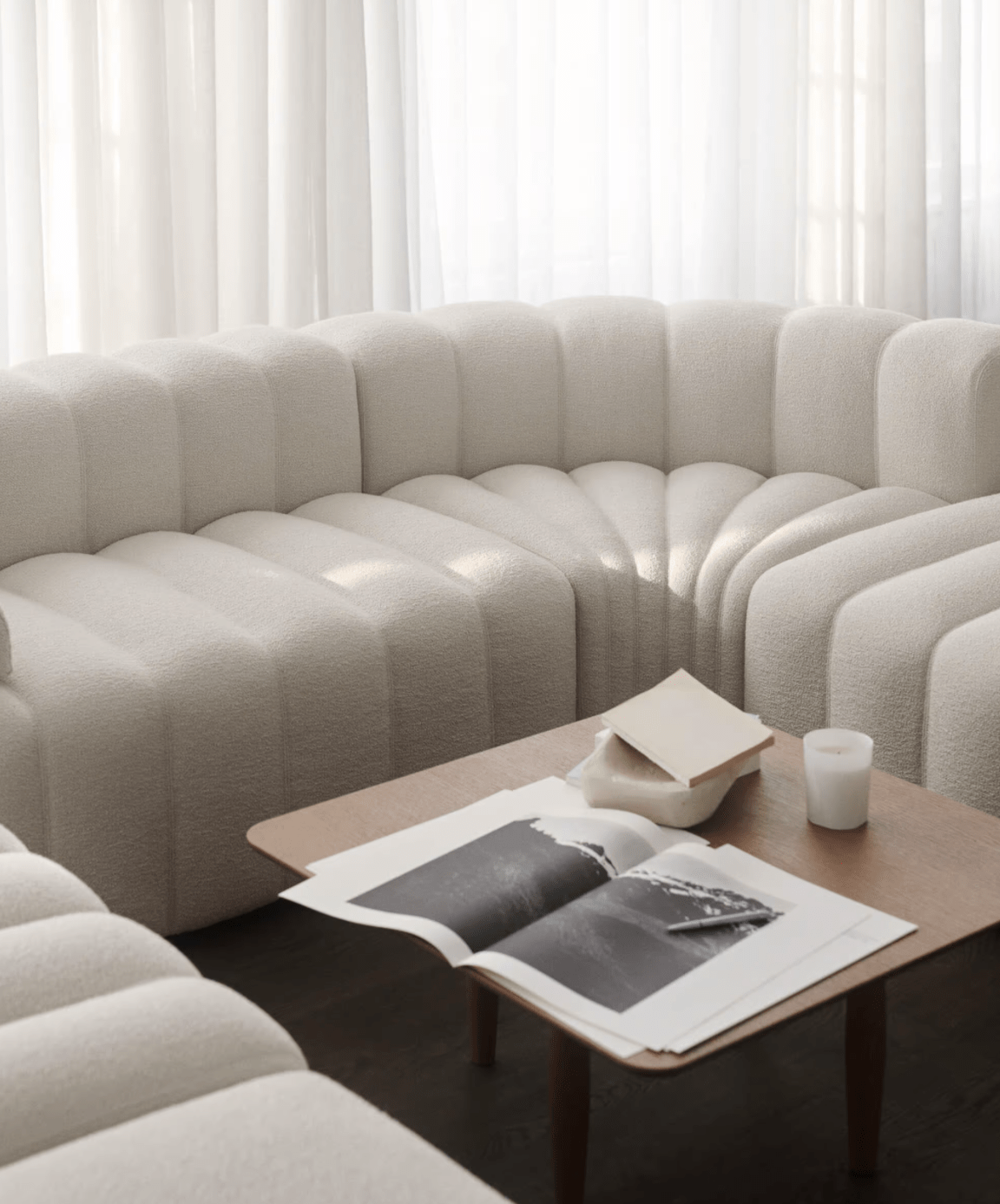 Home Atelier Osria Sectional Curve Sofa