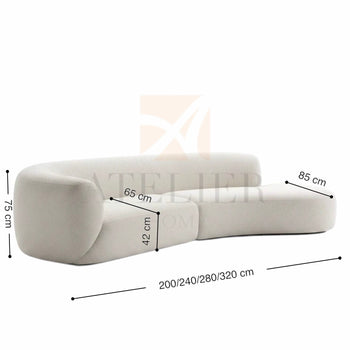 Home Atelier Ottava Curve Sofa