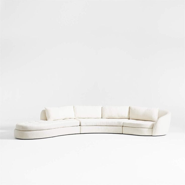 Home Atelier Owen Boucle Curve Sofa