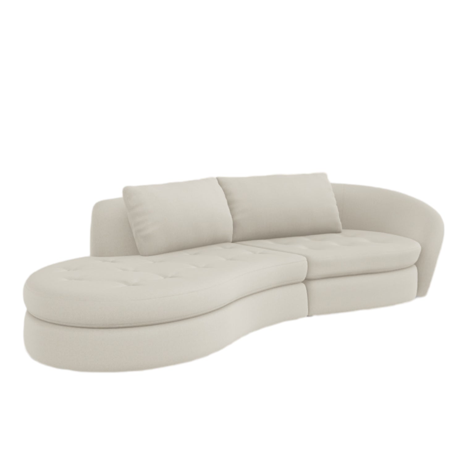 Home Atelier Owen Boucle Curve Sofa