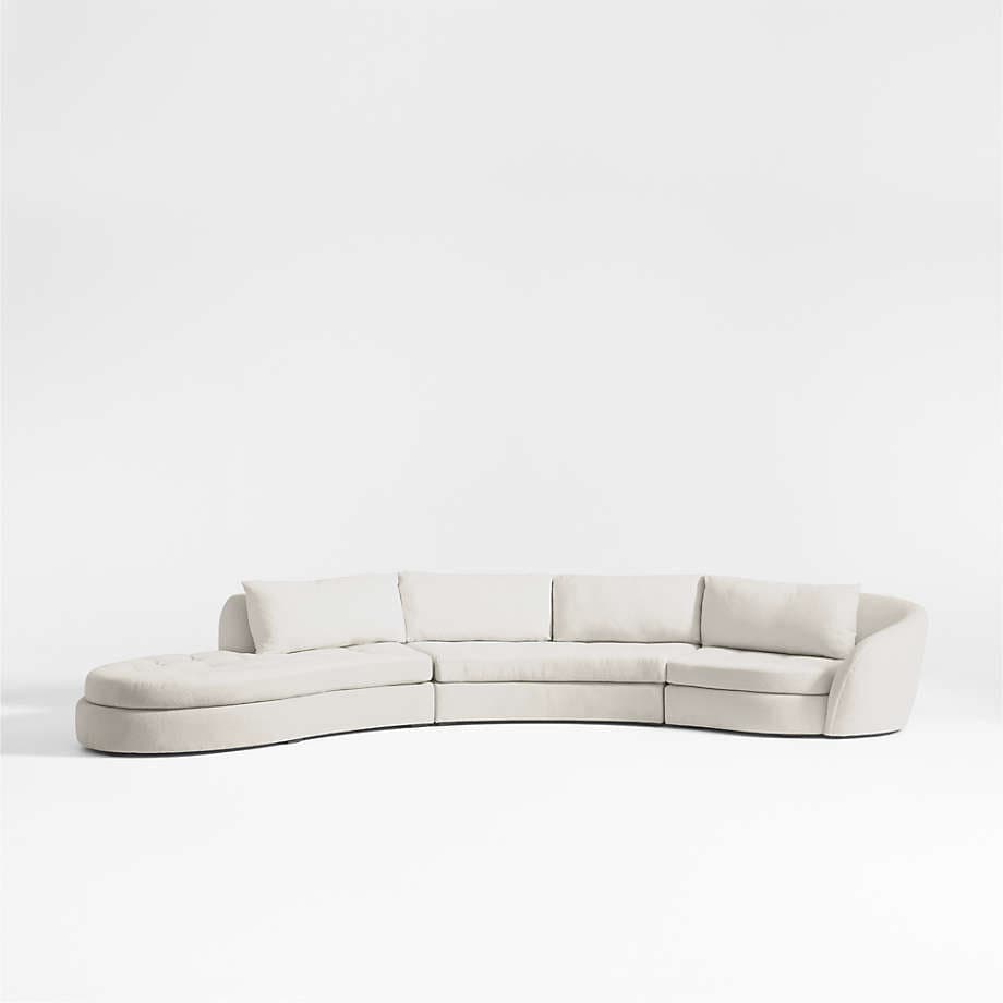 Home Atelier Owen Boucle Curve Sofa