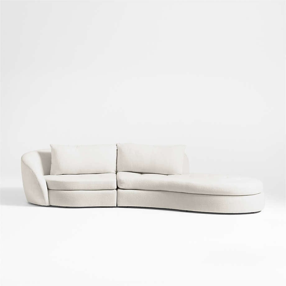 Home Atelier Owen Boucle Curve Sofa