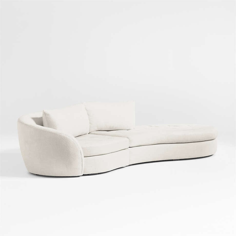 Home Atelier Owen Boucle Curve Sofa