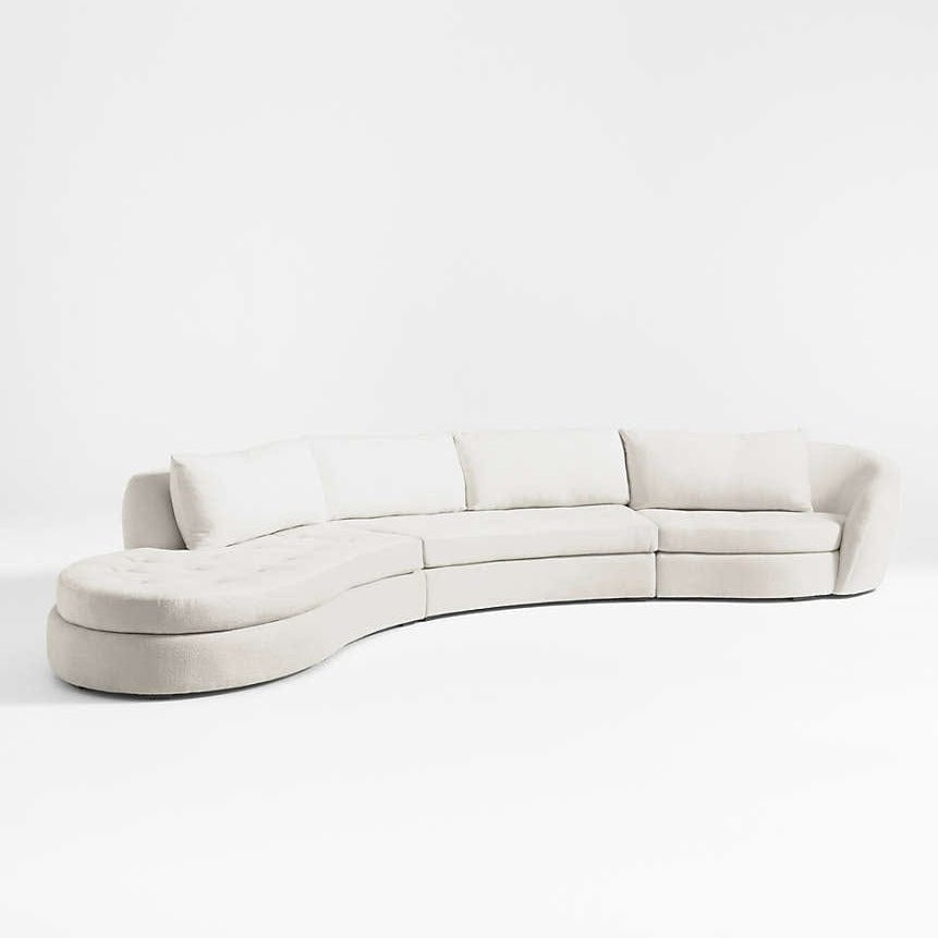 Home Atelier Owen Boucle Curve Sofa