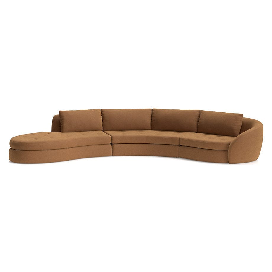 Home Atelier Owen Boucle Curve Sofa