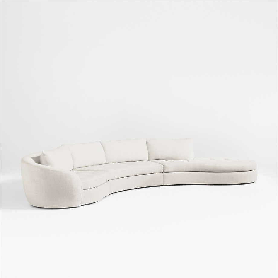 Home Atelier Owen Boucle Curve Sofa