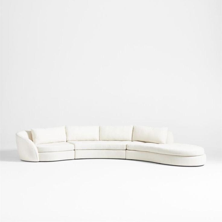 Home Atelier Owen Boucle Curve Sofa