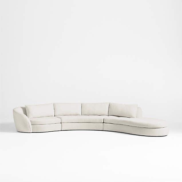 Home Atelier Owen Boucle Curve Sofa