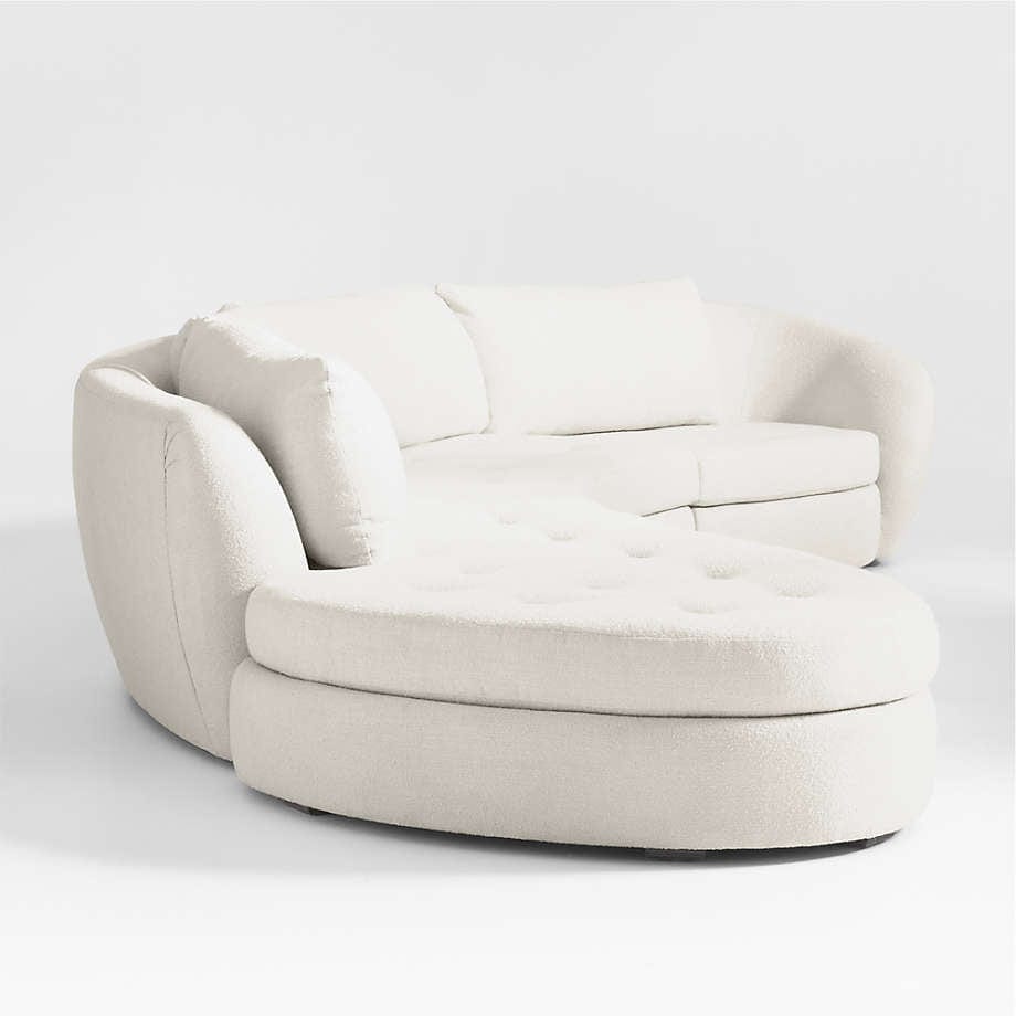 Home Atelier Owen Boucle Curve Sofa