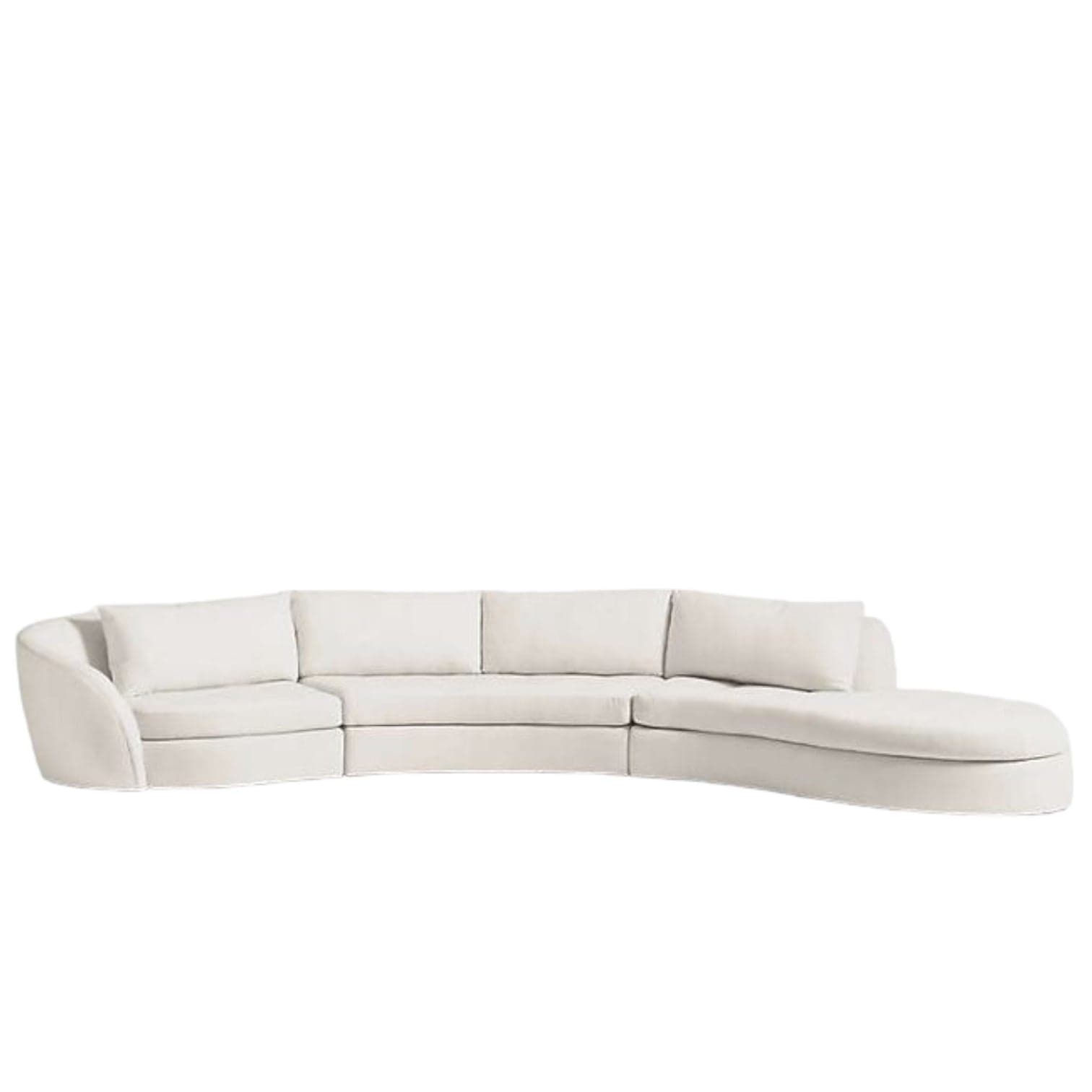 Home Atelier Owen Boucle Curve Sofa