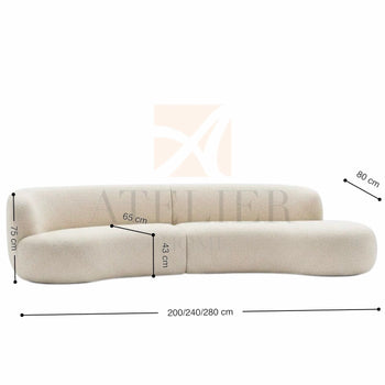 Home Atelier Pana Curve Sofa