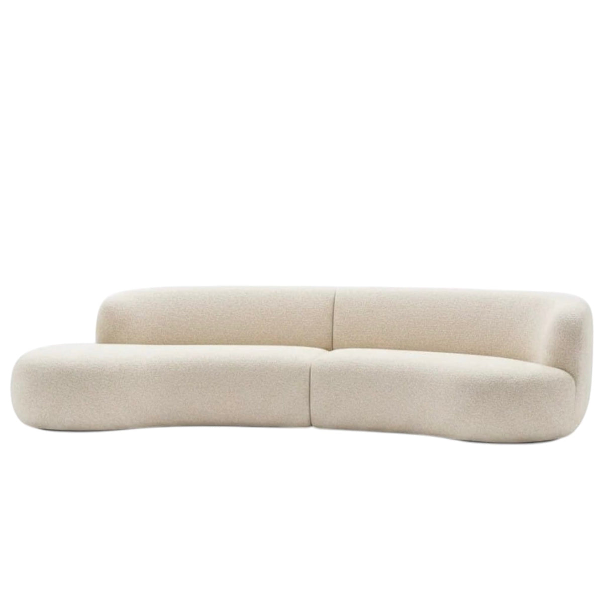 Home Atelier Pana Performance Boucle Sectional Curve Sofa