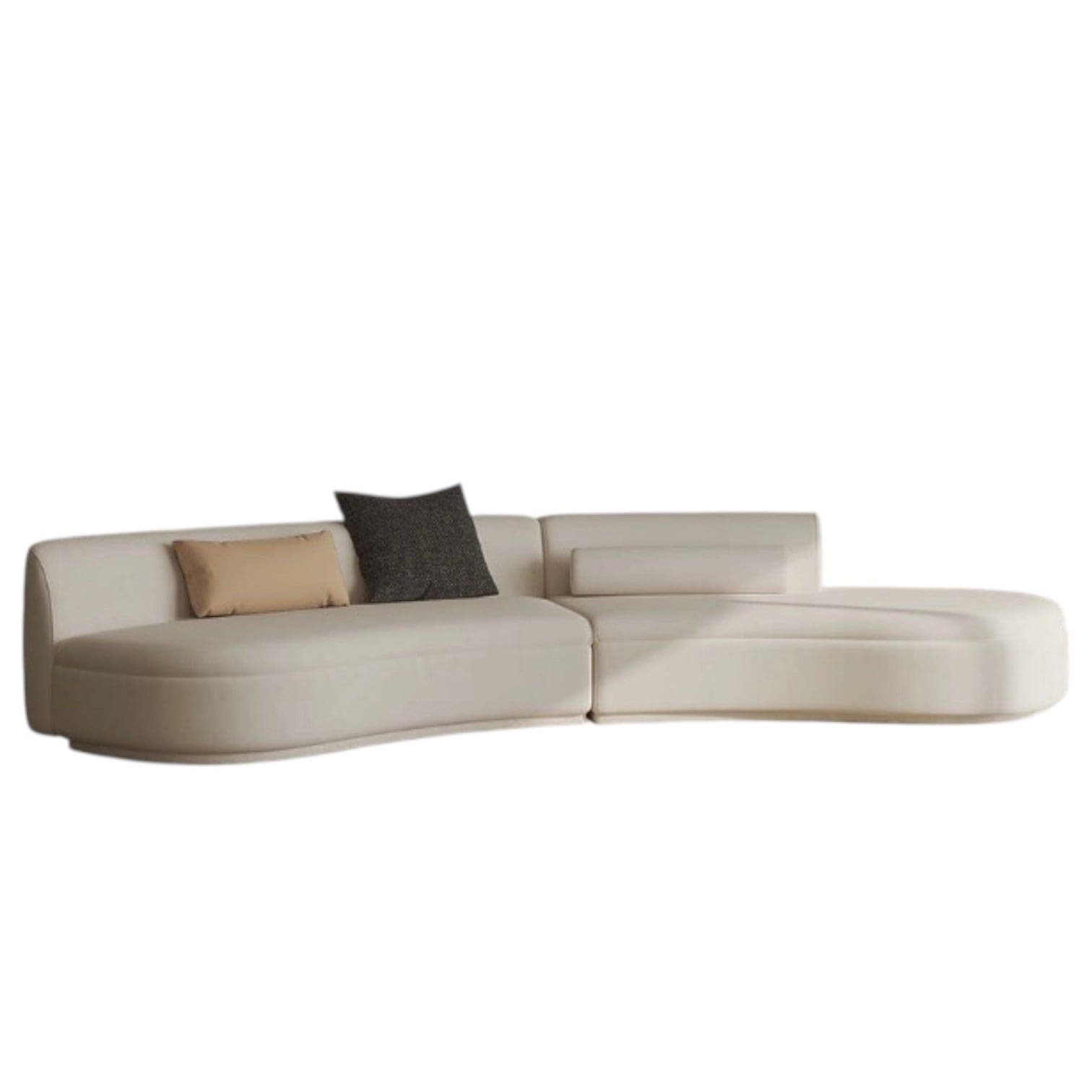 Home Atelier Parker Scratch Resistant Sectional Curve Sofa