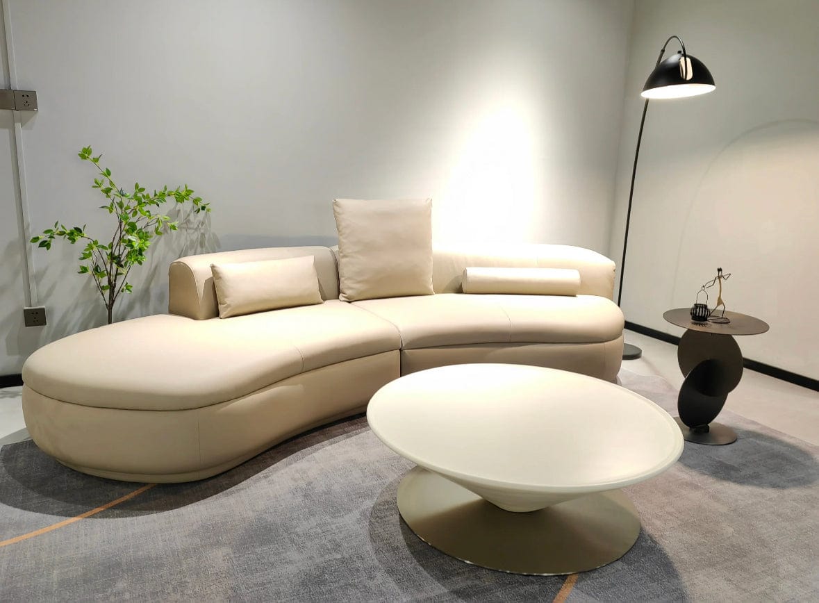 Home Atelier Parker Scratch Resistant Sectional Curve Sofa