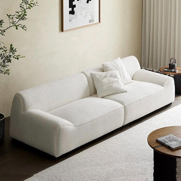 Home Atelier Performance Boucle Fabric / 1 seater/ Length 110cm / White Bellino Performance Boucle Sofa