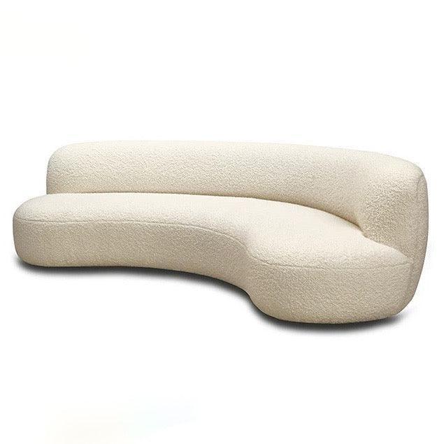Home Atelier Performance Boucle Fabric / 1 seater/ Length 87cm / White Katrina Sofa