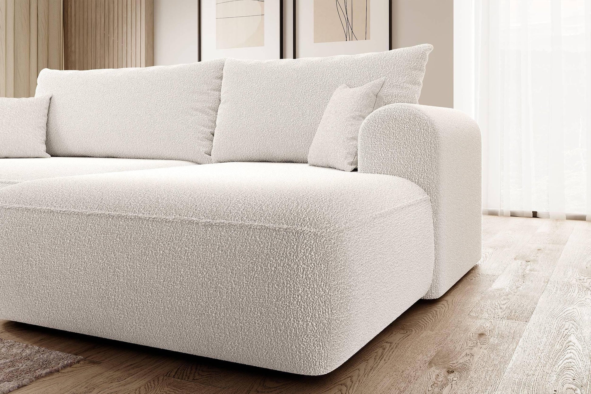 Home Atelier Philipa Performance Boucle Sectional Sofa