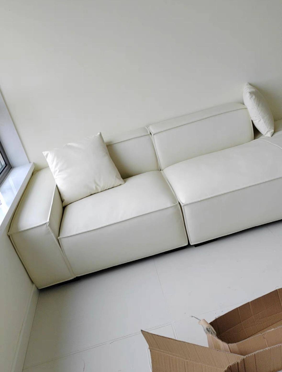 Home Atelier Pisca Scratch Resistant Leather Sofa