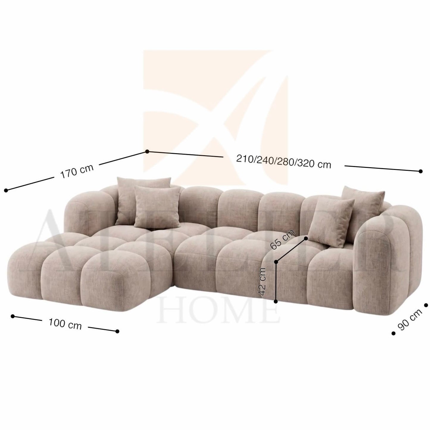 Home Atelier Polsen Sectional Sofa