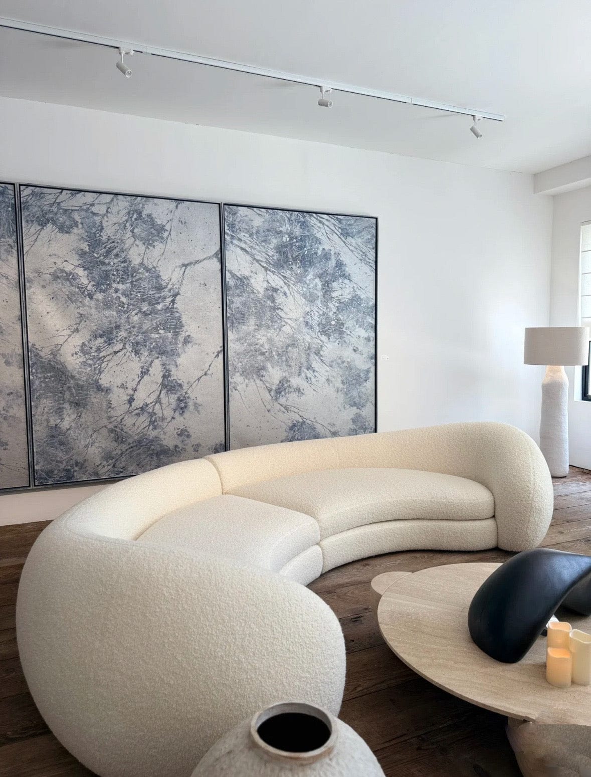 Home Atelier Positano Boucle Curve Sofa