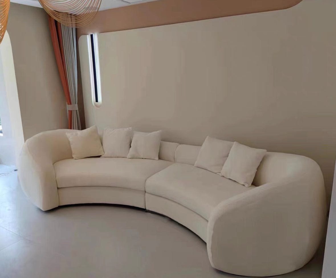 Home Atelier Positano Boucle Curve Sofa